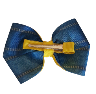 Laço jeans (kit 2 unidades)