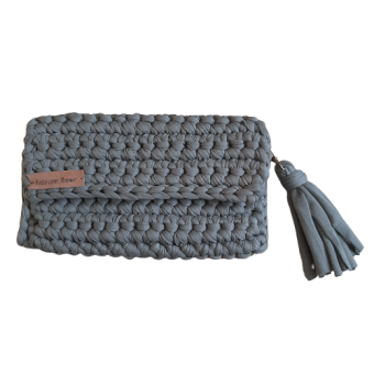 Bolsa clutch de crochê 